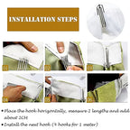 Set Curtain Replacement Hook, 2 Sets Four Claw Hook — view 6
