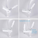 Model Steel Rail Bending Curtain Rail Flexible Guide Set, Size: — view 5