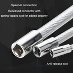 3 PCS/Set 1/4-3/8-1/2 Sleeve Extension Bendable Universal Joint Rod, Color: