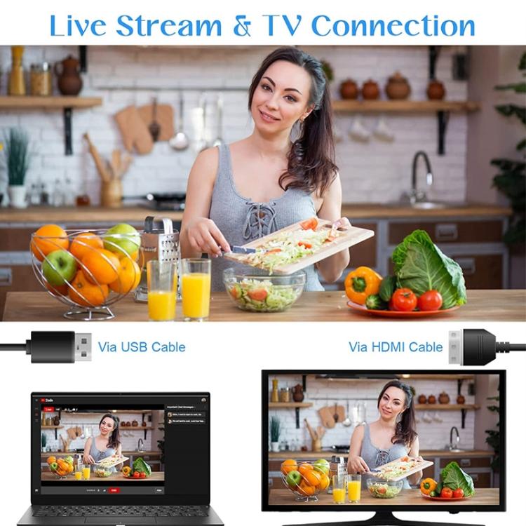 64MP 4-Inch Touch Screen Handheld Digital Video Camera