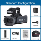 64MP 4-Inch Touch Screen Handheld Digital Video Camera