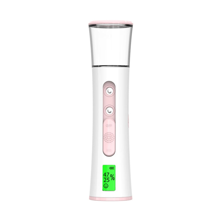Mist Sprayer Handheld Nano Beauty Instrument Mini Hydrating Humidifier — White Blue