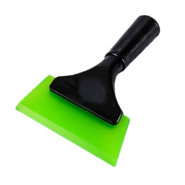 Plastic Bull Bar Film Squeegee Car Glass Cleaning Tools — Blue With Handle
