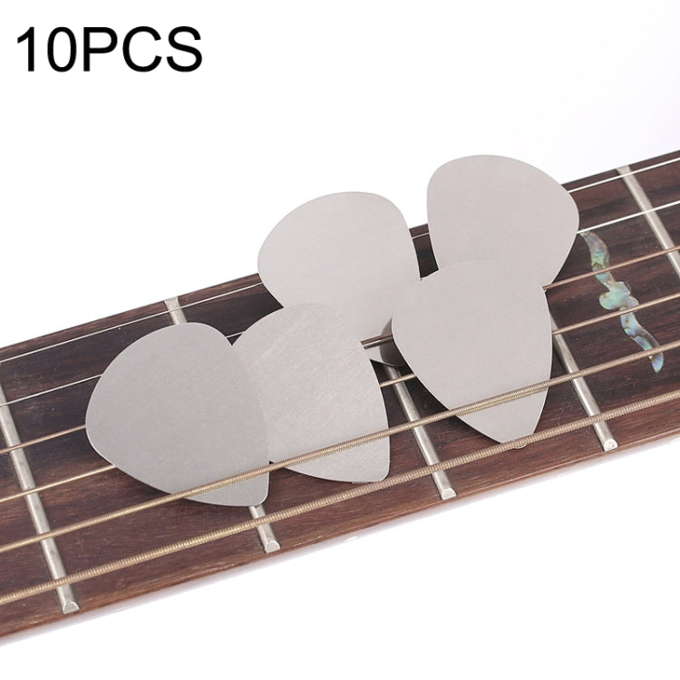10PCS Thumb Fingers Metal Stainless Steel Bayse Guitar Paddles
