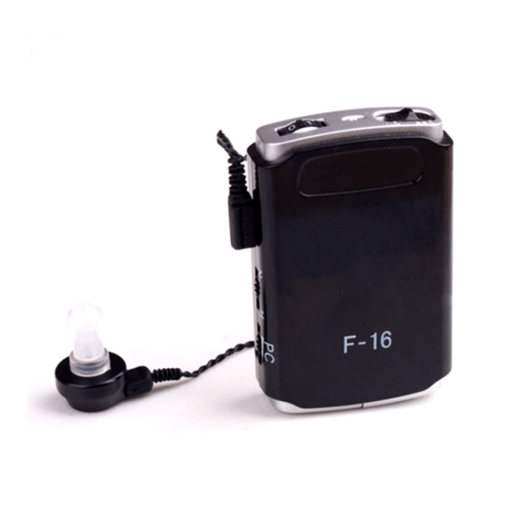 F-16 Pocket High Power Wired Box Mini Hearing Aid Sound Amplifier Receiver — F-16