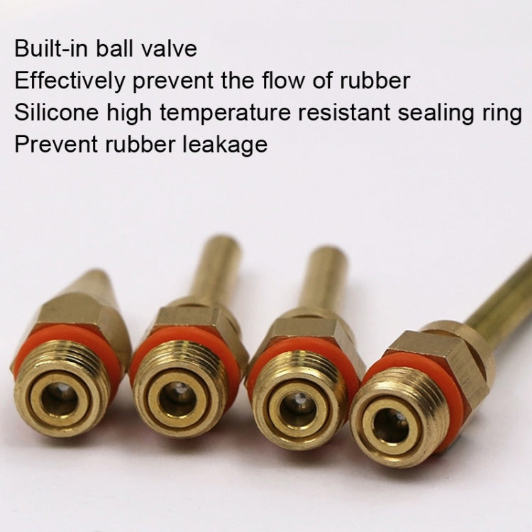 Hot Melt Glue Tool Copper Nozzle Fine Hole Dispensing Head, Size: