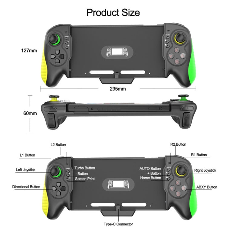 STK-7037 For Switch Game Controller with 6-axis Somatosensory Burst Function
