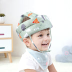 Baby Breathable Anti-fall Head Protective Cap Baby Protective Cap Toddler Bumper Cap, Spec: — Rainbow