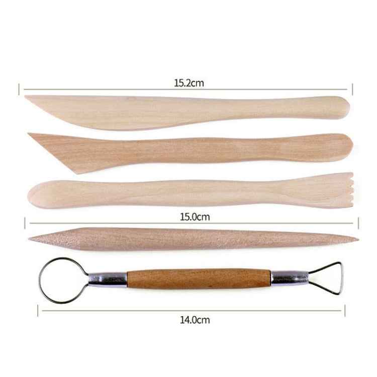 Pottery Tool Set Clay Carving Knife Indentation Pen Set — view 3