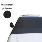 Car Front Window Snow Coated Silver Cloth Anti-freeze Sun Blocker Cover