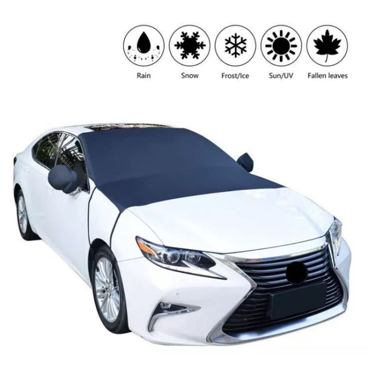 Car Front Window Snow Coated Silver Cloth Anti-freeze Sun Blocker Cover