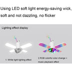 LY-002 24W Mini Bluetooth RGB Light Effect Foldable Music Light — view 6