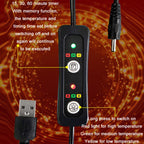 USB Electric Heating Outdoor Windproof And Warm Knitted Hat — view 5