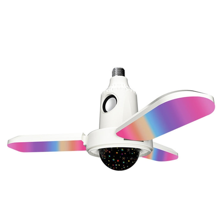 ZSCPH-001 40W Multifunctional Bluetooth RGB Colorful Three-Leaf Music Atmosphere Light, Size: — L (Star)