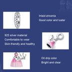 DIY Bracelet Pearl Pink Retro Fantasy Pendant Jewelry Accessories — view 7