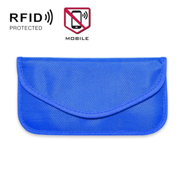 6.5 Inch Cell Phone Signal Shielding Bag Anti-location Isolated Signal RFID Storage Bag — Green