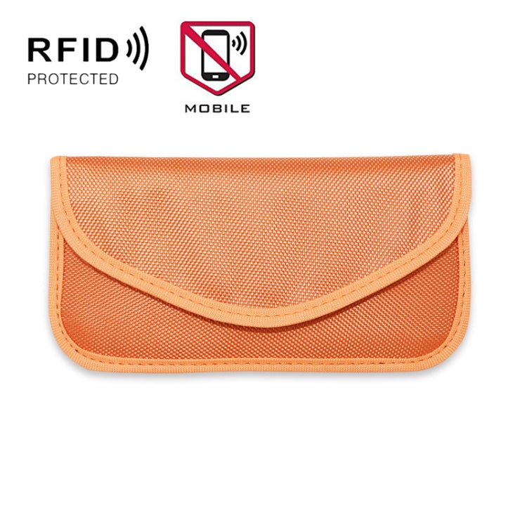 6.5 Inch Cell Phone Signal Shielding Bag Anti-location Isolated Signal RFID Storage Bag — Violet