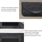Carbon Fiber Signal Shielding Bag Radiation-proof RFID Phone Key Bag 20 x 10cm