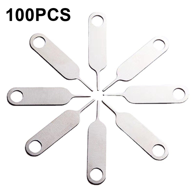 100 PCS Universal Thickened and Hardened Steel Phone Card Removal Pin