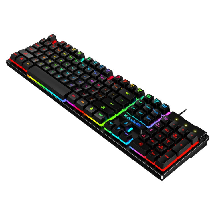 K-Snake K4 104 Keys Glowing Game Wired Mechanical Keyboard, Cable Length: 1.5m, Style: