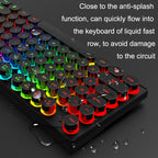 K-Snake K4 104 Keys Glowing Game Wired Mechanical Keyboard, Cable Length: 1.5m, Style: