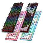K-Snake K4 104 Keys Glowing Game Wired Mechanical Keyboard, Cable Length: 1.5m, Style: