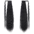 MST8568 Invisible Adhesive Bandage Wigs Corn Perm Long Ponytail Wigs