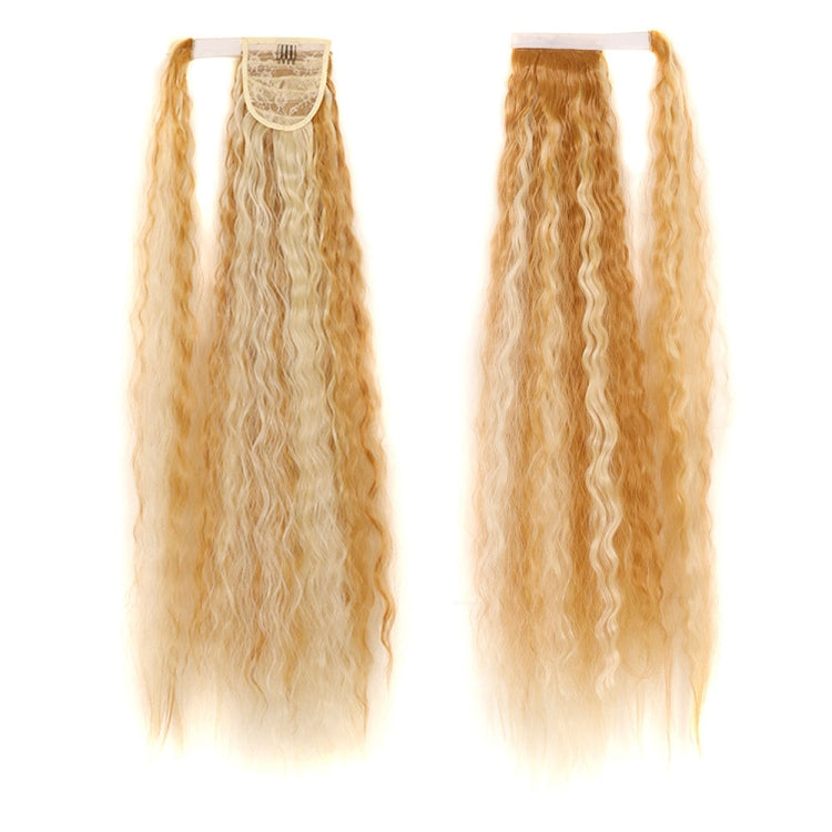 MST8568 Invisible Adhesive Bandage Wigs Corn Perm Long Ponytail Wigs — 24m613