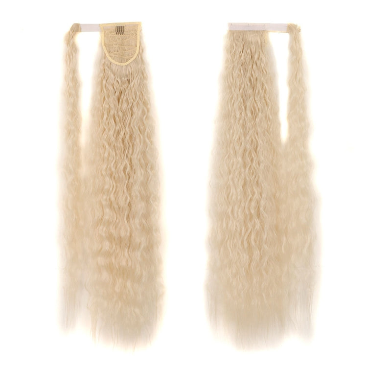 MST8568 Invisible Adhesive Bandage Wigs Corn Perm Long Ponytail Wigs — 27H613
