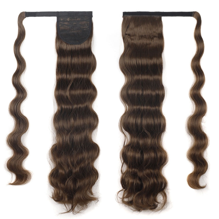 MST08 Adhesive Tie-On Wigs Ponytail Fluffy Long Curly Wigs High-Ponytail — 2
