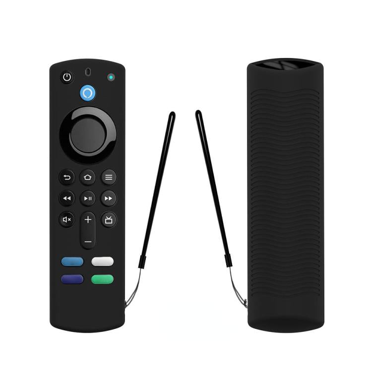 2 PCS Y27 For Alexa Voice Remote 3rd Gen Silicone Non-slip Protective Cover — Purple