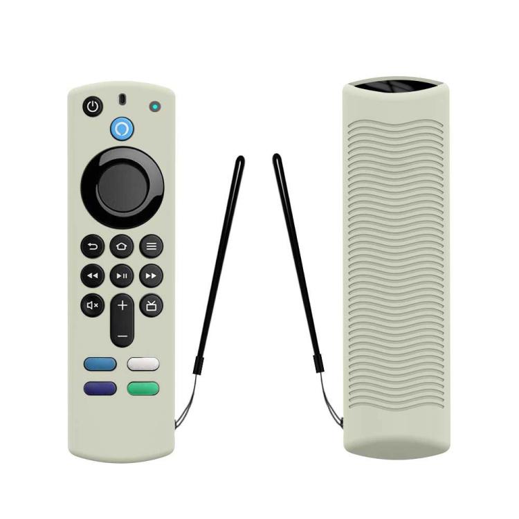 2 PCS Y27 For Alexa Voice Remote 3rd Gen Silicone Non-slip Protective Cover — Black
