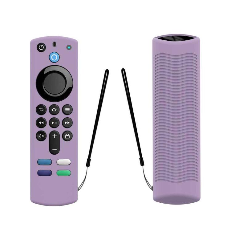 2 PCS Y27 For Alexa Voice Remote 3rd Gen Silicone Non-slip Protective Cover — Luminous Chantilly Green