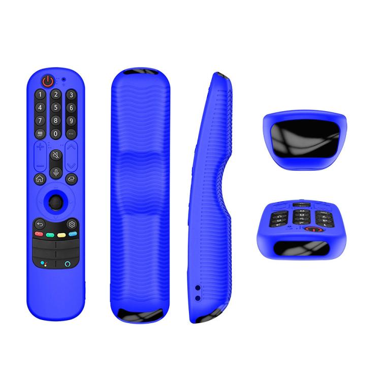 For LG An-MR21GC / AN-MR21N / AN-MR21GA TV Remote Control Silicone Protective Case — Y36 Black