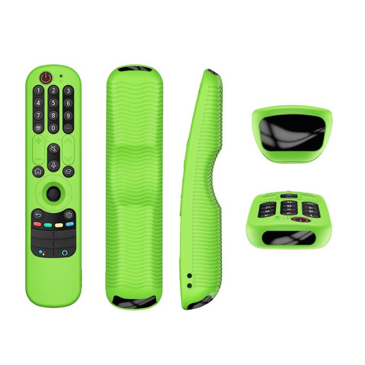 For LG An-MR21GC / AN-MR21N / AN-MR21GA TV Remote Control Silicone Protective Case — Y36 Luminous Blue