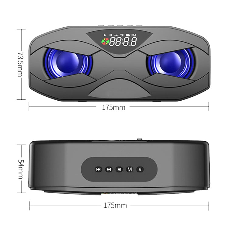 M5 Portable 6D Surround Sound Digital Display Bluetooth Speaker