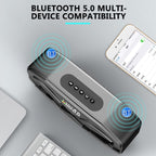 M5 Portable 6D Surround Sound Digital Display Bluetooth Speaker