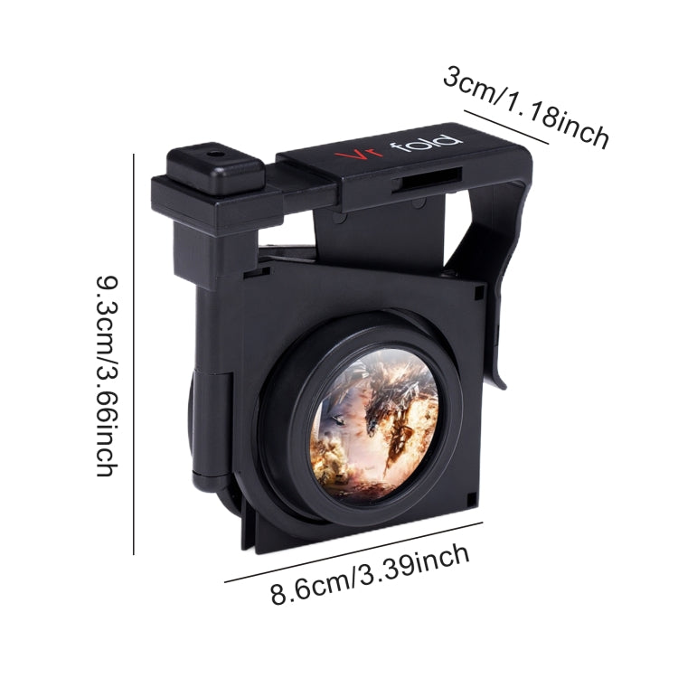 Panoramic View Convenient Folding VR Glasses, Vr fold V1