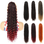 LSDP22 Drawstring Long Curly Wig Ponytail Mesh Curly Ponytail — view 9