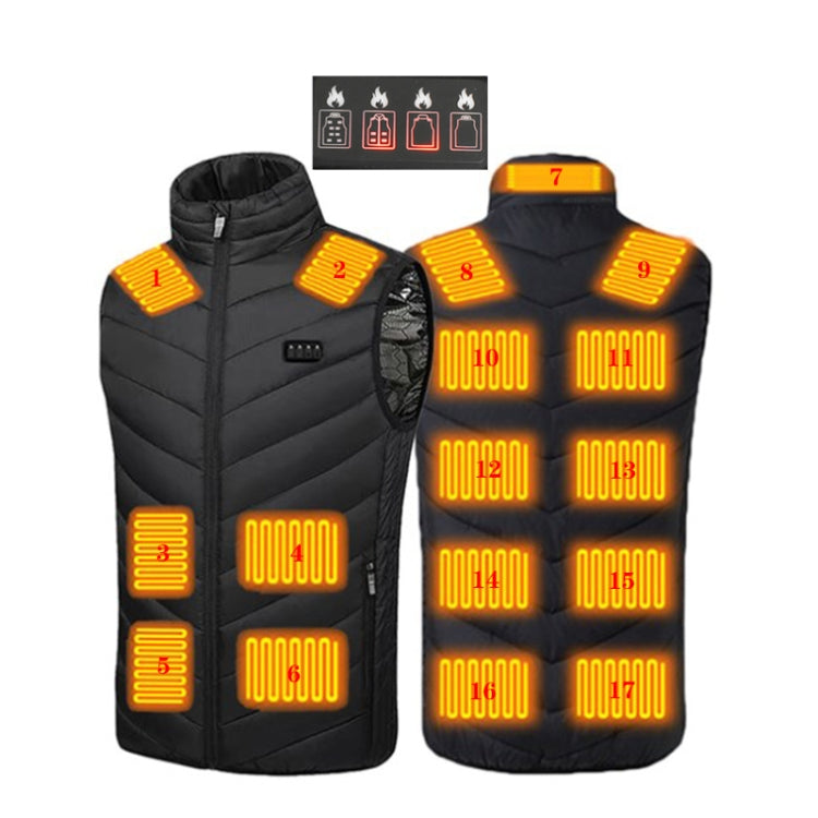USB Electric Heating Undershirt Intelligent Warm Vest — S