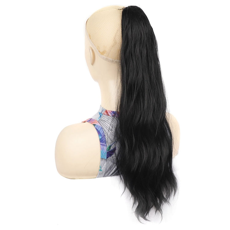 P96 Clip-On Wig Long Ponytail Water Ripple Long Curly Wig