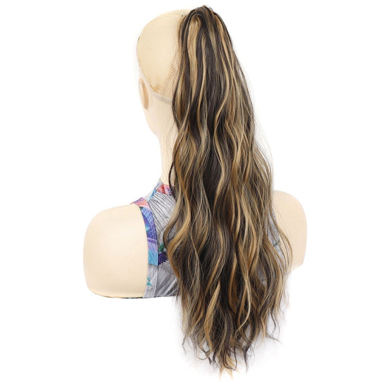 P96 Clip-On Wig Long Ponytail Water Ripple Long Curly Wig — 2