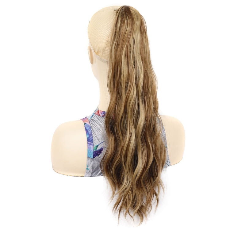 P96 Clip-On Wig Long Ponytail Water Ripple Long Curly Wig — 4