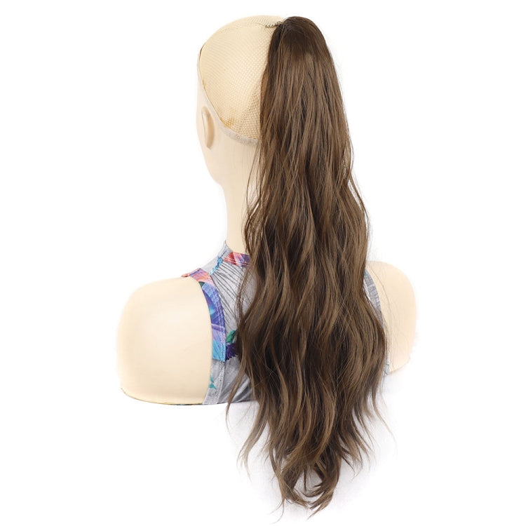 P96 Clip-On Wig Long Ponytail Water Ripple Long Curly Wig — 6H24