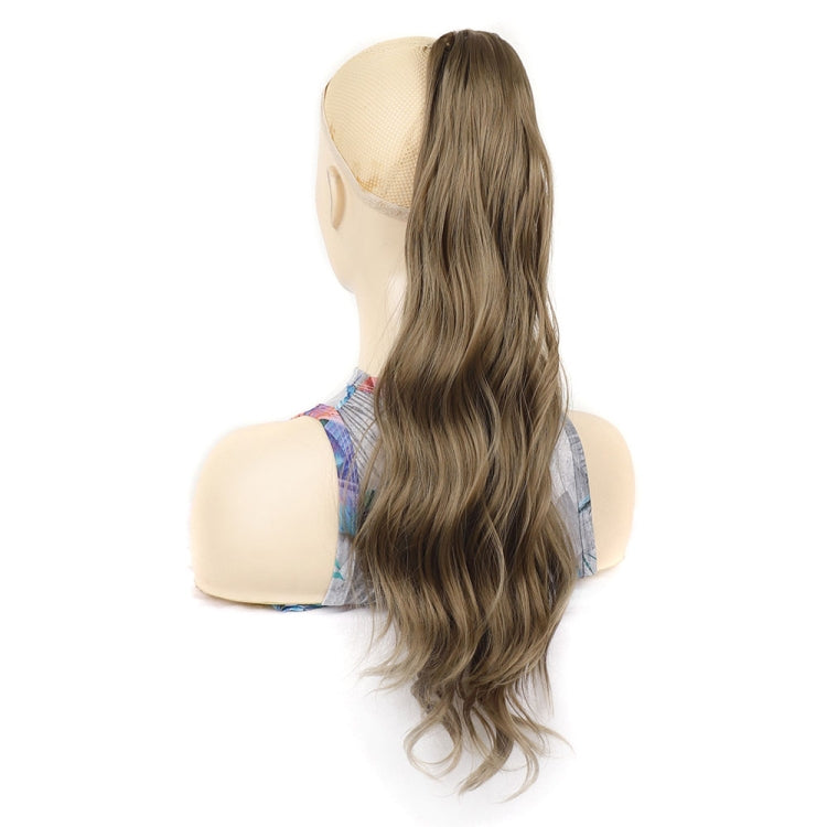 P96 Clip-On Wig Long Ponytail Water Ripple Long Curly Wig — 8BH60