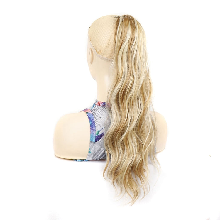 P96 Clip-On Wig Long Ponytail Water Ripple Long Curly Wig — 22