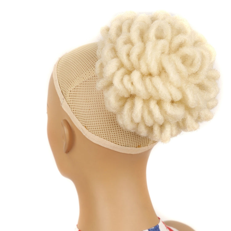 LSFBZB Drawstring Dreadlocks Wig Caterpillar Dreadlock Shaggy Hair Bun, Spec: — 27H613