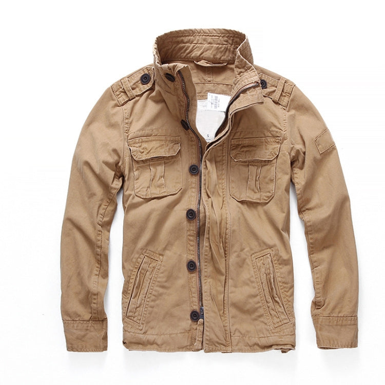 Autumn And Winter Middle Aged Men Jacket Casual Workers Dress Denim Jackets Clothes — Pauline