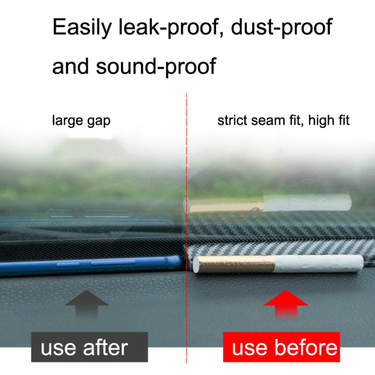 Car Elastomer Seal Rubber Strip Instrument Panel Leakproof Dustproof Soundproof Universal
