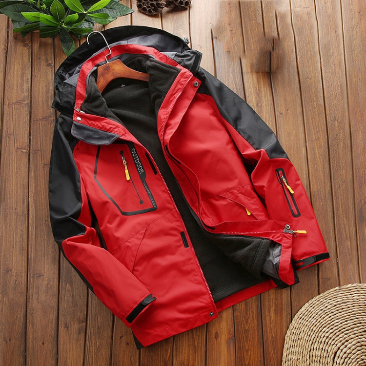 LSM-121 Men Autumn And Winter Jackets Grab Fleece Inner Lining Outdoor Hiking Clothes — view 16